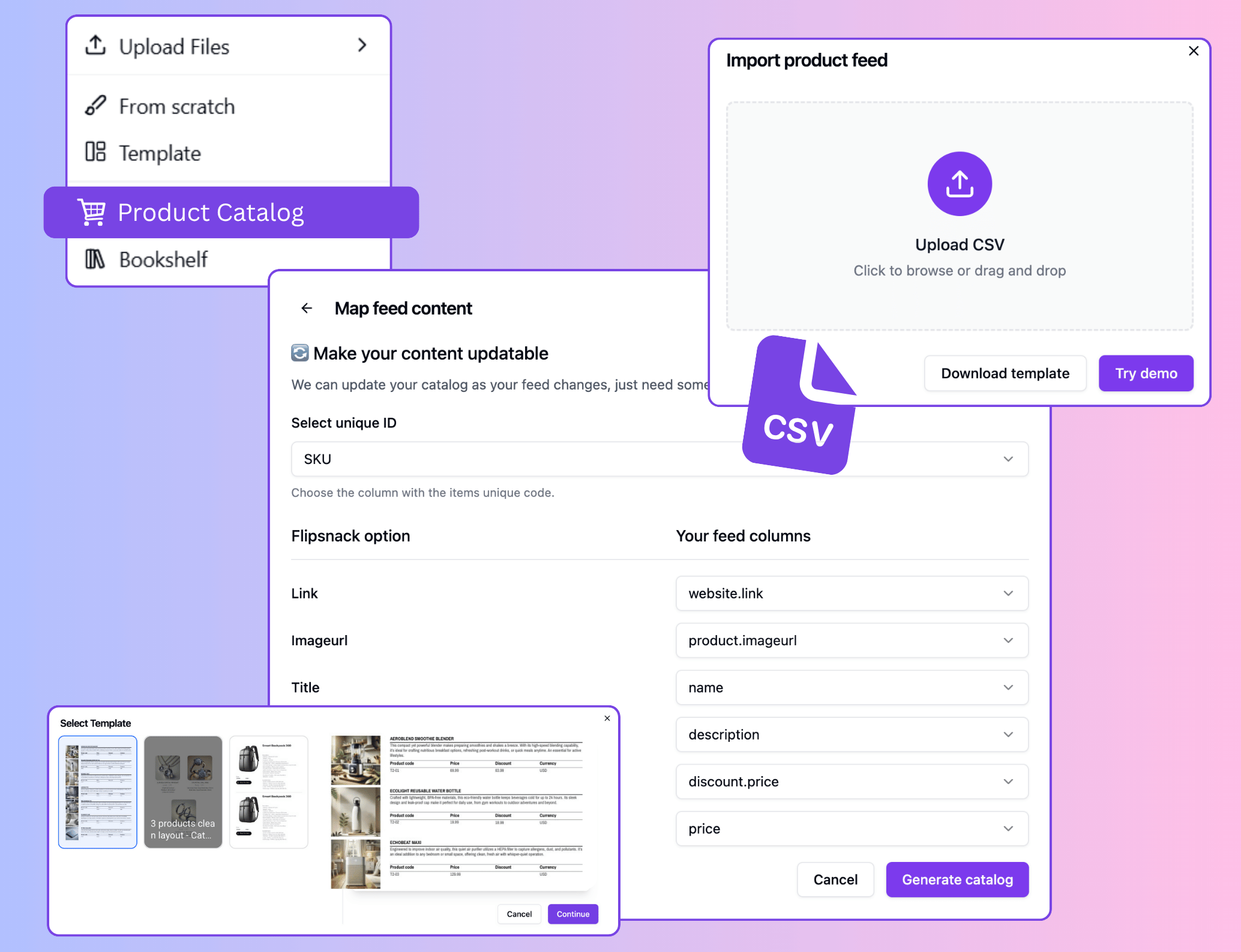 FlipDrag Product Catalog